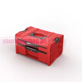   QBRICK SYSTEM PRO Drawer 2 Toolbox 2.0 Expert Red Ultra HD Custom fiókos szerszámosláda