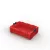 QBRICK SYSTEM PRO Box 130 2.0 Red Ultra HD Custom tárolóbox