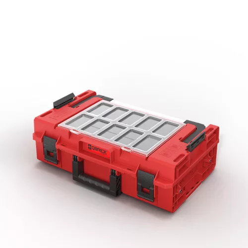 QBRICK SYSTEM ONE 200 Expert 2.0 Red Ultra HD Custom szerszámosláda