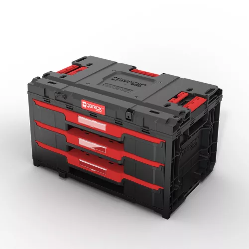 QBRICK SYSTEM ONE Drawer 3 Toolbox 2.0 fiókos szerszámosláda