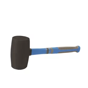   BAUTOOL gumikalapács, fekete gumifejjel, ergonomikus nyéllel, 60 mm