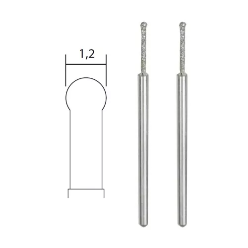 PROXXON gyémánt csiszolótüske 1,2x2,35 mm, 2db/csomag