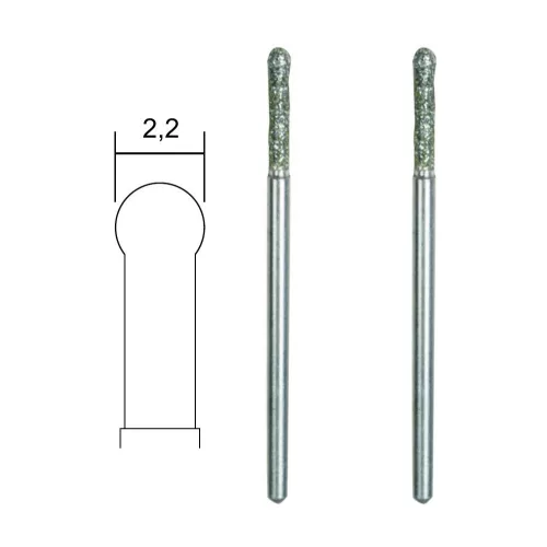 PROXXON gyémánt csiszolótüske 2,2x2,35mm, 2 db/csomag