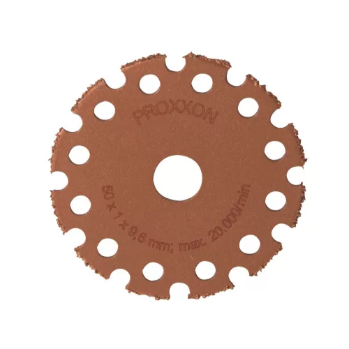 PROXXON Tungsten-carbid fugavágó tárcsa, 50 x 1,0 x 9,6 mm