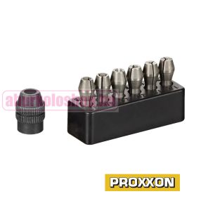   PROXXON MICROMOT Befogópatron készlet befogóanyával és tartóval, 1-3,2mm, 8db-os