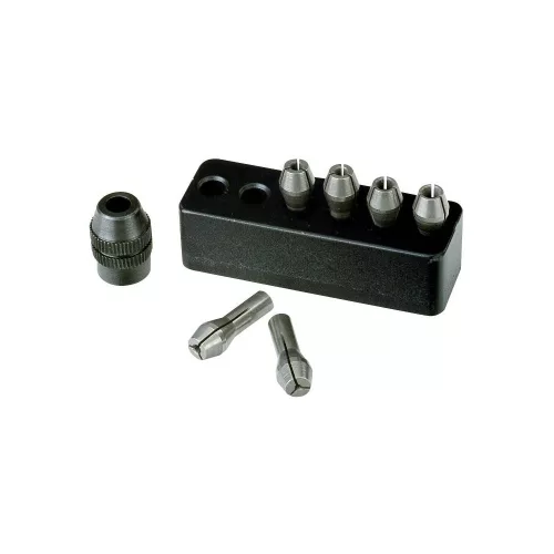 PROXXON MICROMOT Befogópatron készlet befogóanyával és tartóval, 1-3,2mm, 8db-os