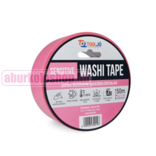 Sensitive Washi Tape rízspapír maszkolószalag 48 mm x 50 m