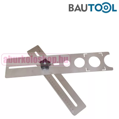 BAUTOOL furatjelölő sablon 30 + 30 cm