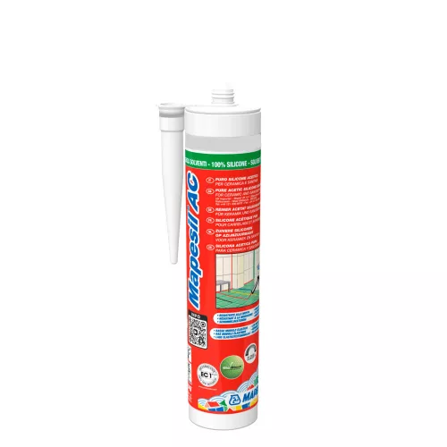 Mapei 111-es Ezüstszürke Mapesil AC ecetsavtartalmú, rugalmas szilikon 310ml