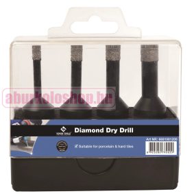 Bautool gyémánt lyukfúró készlet 6–8–10–12 mm M14