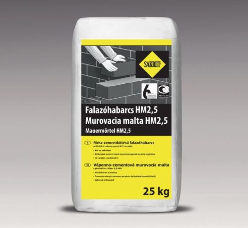 Sakret HM-2,5 falazóhabarcs 25 kg