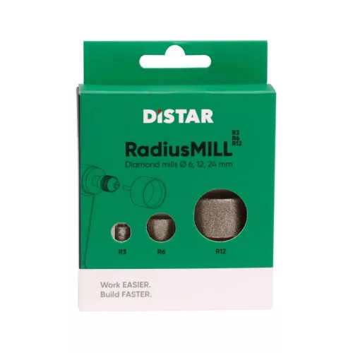 DISTAR RadiusMILL gyémántmaró készlet R3, R6, R12