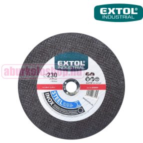 EXTOL Industrial acél/inoxvágó tárcsa 230 x 1,9 x 22,2