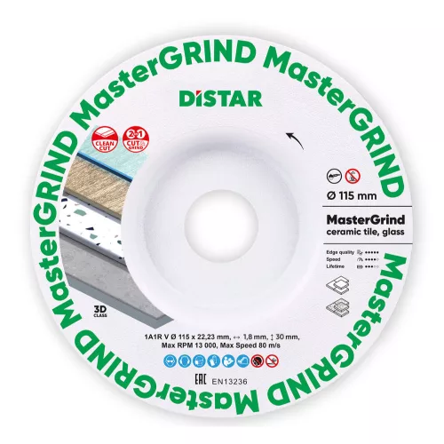 Distar MasterGRIND gyémánt vágó és csiszoló tárcsa 115 mm