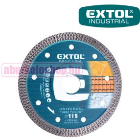   EXTOL Turbo gyémánt vágókorong extra vékony 115 × 22,2 mm