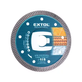   EXTOL Turbo gyémánt vágókorong extra vékony 115 × 22,2 mm