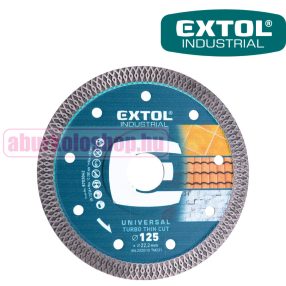   EXTOL Turbo gyémánt vágókorong extra vékony 125 × 22,2 mm