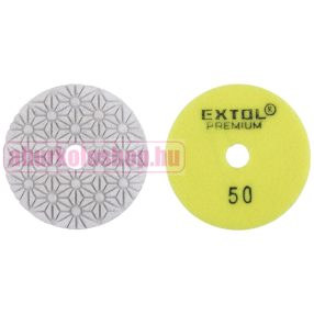   Extol gyémánt csiszoló és polírozó tárcsa P50 100 mm tépőzáras (8803090)