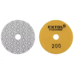   Extol gyémánt csiszoló és polírozó tárcsa P200 100 mm tépőzáras (8803094)