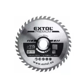   Extol körfűrészlap keményfémlapkás 115 mm 22,2 mm T24 (8803202)