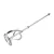 EXTOL festék és habarcs keverőszár 600 × 120 mm M14 horganyzott acélból