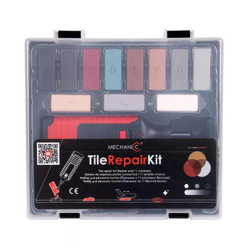 Mechanic TileRepairKit burkolólap javító készlet színes javítóviasszal