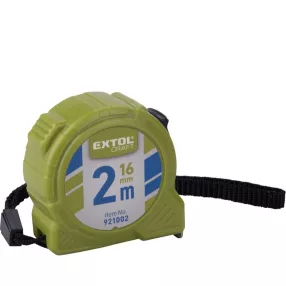 EXTOL mérőszalag stoppos 2 m × 16 mm