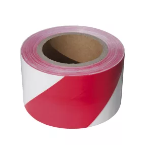EXTOL jelölő szalag piros-fehér 75 mm × 250 m