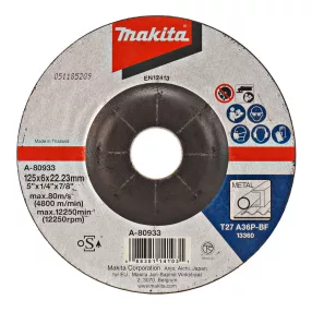 Makita acélcsiszoló tárcsa 125 x 6 mm A36P