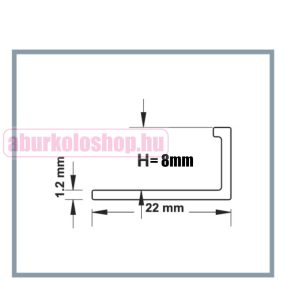 Csempeélvédő profilok