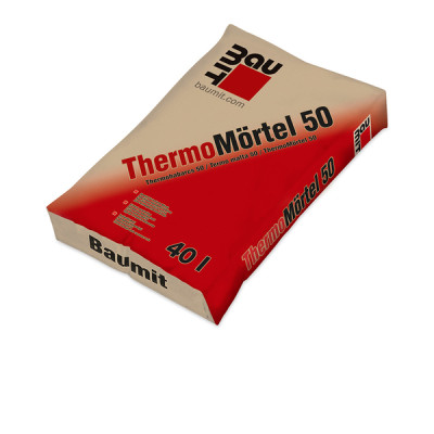 Baumit ThermoMörtel 50 falazóhabarcs 40 l (500 kg/m³ - 750 kg/m³)