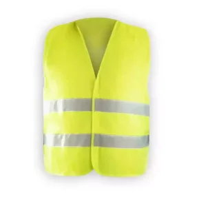 DEDRA fényvisszaverő mellény 2 csíkos L méretben