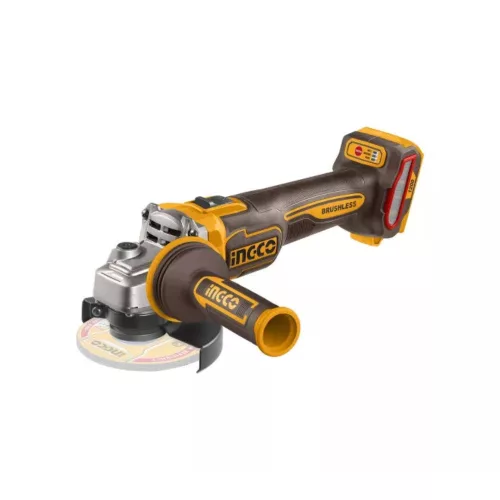 INGCO P20S 20V akkus sarokcsiszoló 125 mm, BL, +2 × 5,0 Ah akkuval és töltővel