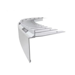   Alu teraszvízvető profil 10/45 mm 90°, hajlítható - NATÚR