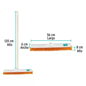 Seprű ipari 56cm Klintek széles /CEPI-60/