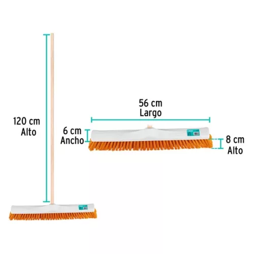 Seprű ipari 56cm Klintek széles /CEPI-60/