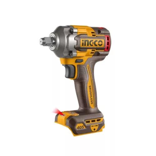 INGCO P20S 20V akkus ütvecsavarozó 1/2", 405 Nm, BL, 2 akkuval és töltővel