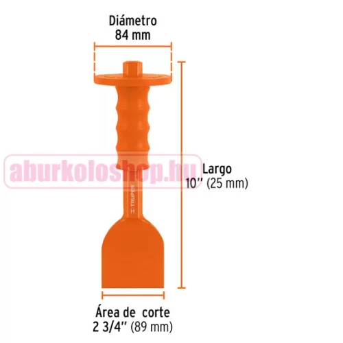 Véső markolattal 22 cm Truper /CL-2-3/4x10G/