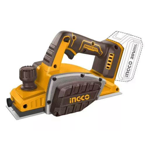 INGCO P20S 20V akkus gyalu 82 mm, BL, géptest