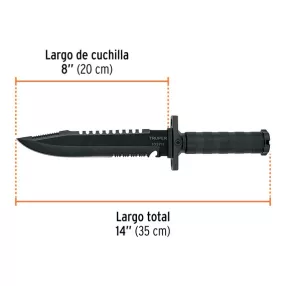 Taktikai vadászkés 35cm TRUPER (cta-8m)