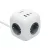 HOME CUBE2 kocka hálózati elosztó USB töltővel 3 aljzatos 1,5 m