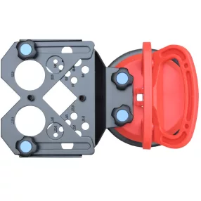   Diatech csempefúró vezető és méret sablon 4-82 mm furatig
