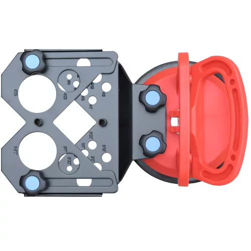 Diatech csempefúró vezető és méret sablon 4-82 mm furatig