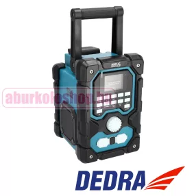   Dedra SAS+ALL akkumulátoros Bluetooth rádió, DAB+/FM (DED7006BT)