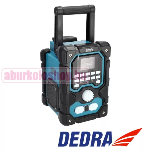 Dedra SAS+ALL akkumulátoros Bluetooth rádió, DAB+/FM (DED7006BT)