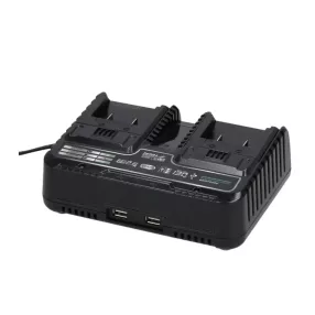   DEDRA SAS+ALL dupla portos Li-ion akkumulátor töltő 18V DED7038V