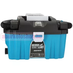   DEDRA SAS+ALL 18V akkus száraz-nedves porszívó géptest 10L tartály DED7075
