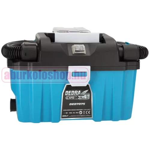 DEDRA SAS+ALL 18V akkus száraz-nedves porszívó géptest 10L tartály DED7075
