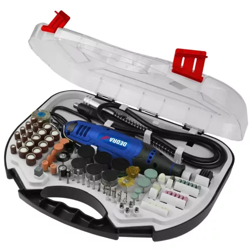 DEDRA 135 W mini csiszoló és tartozék készlet 215 részes(DED7944Z2)