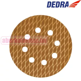 DEDRA Anti-clog csiszolókorong 125 mm P80 tépőzáras 5 db